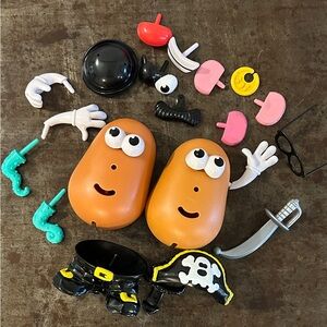 Mr. Potato Head Two Potatoes w/Random Body Parts and Accessories